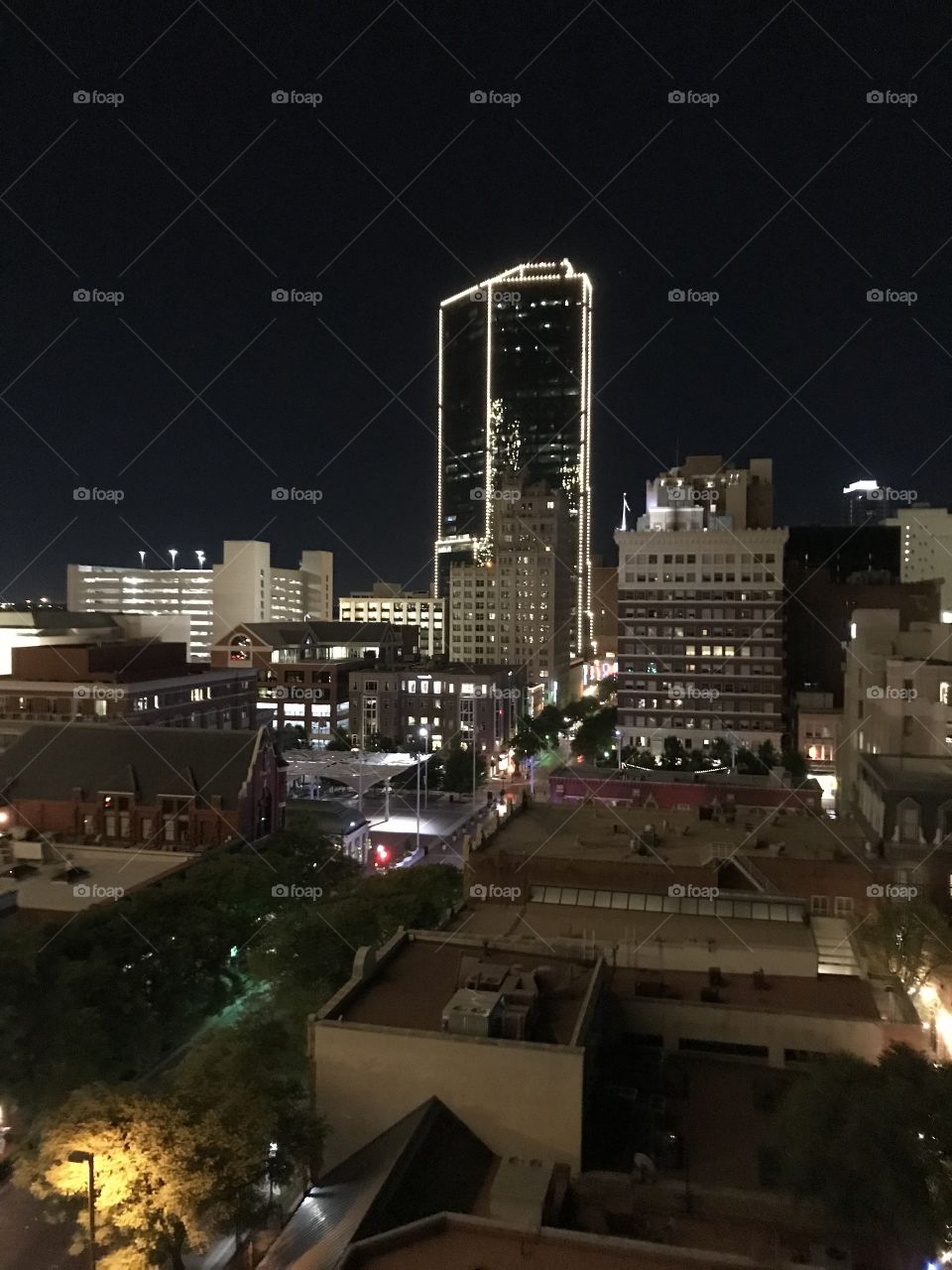 Fort Worth TX at Night