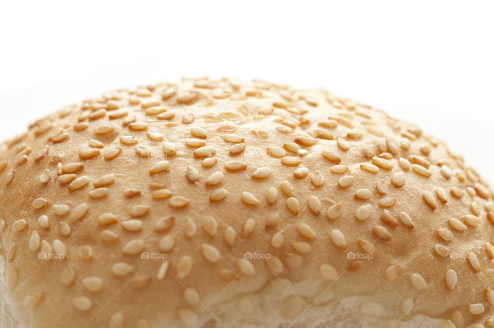 Close up of bread with sesame