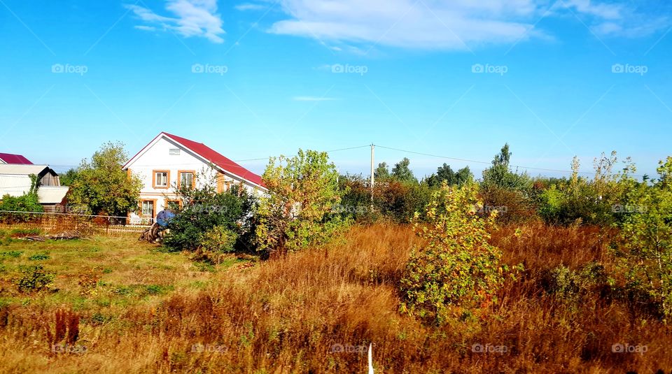 Summer plot in Chuvashia