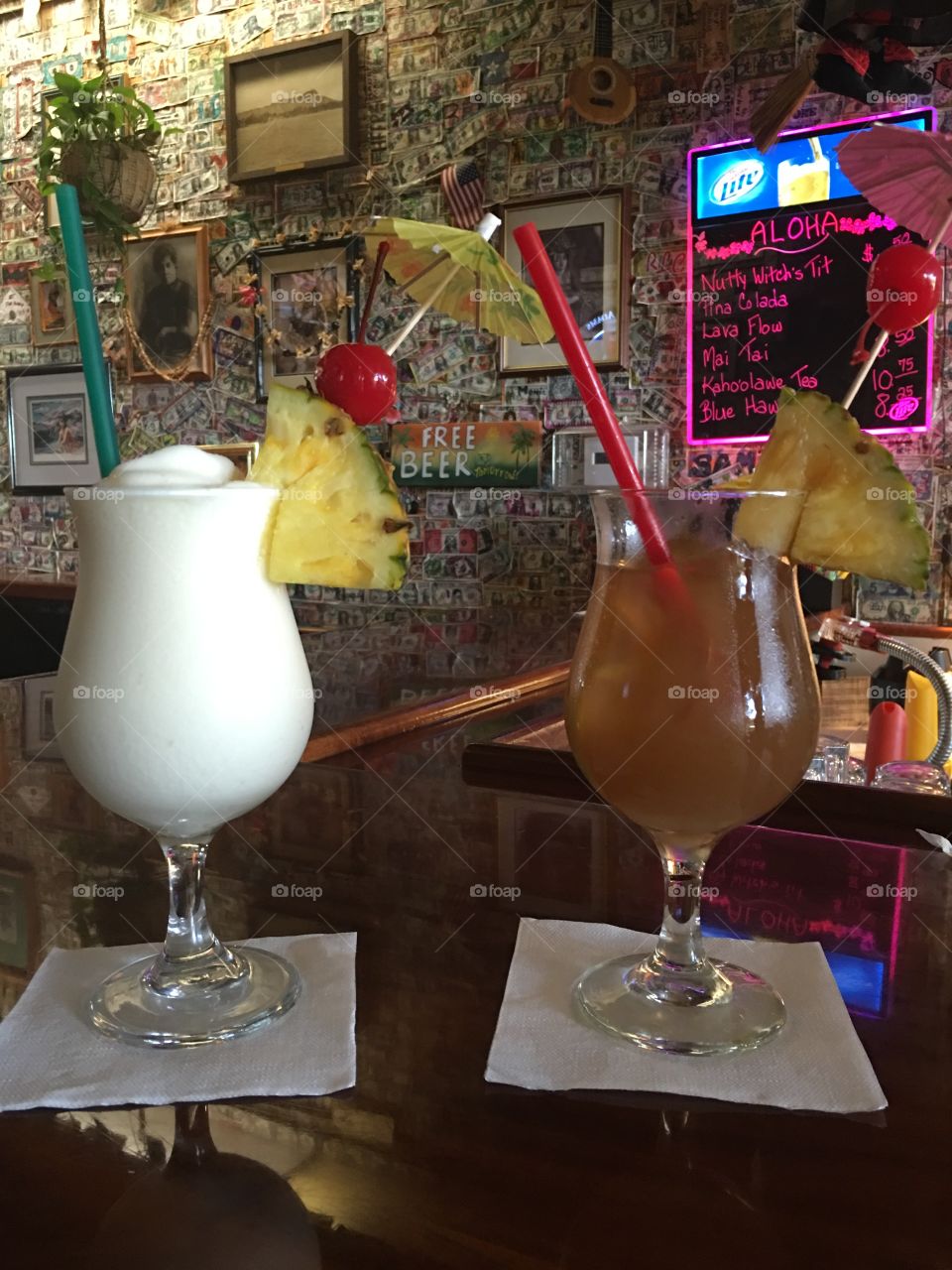 When in Maui, you need a Piña Colada in one hand and a Mai Tai in the other. 