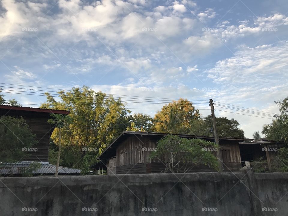 Vintage style in countryside