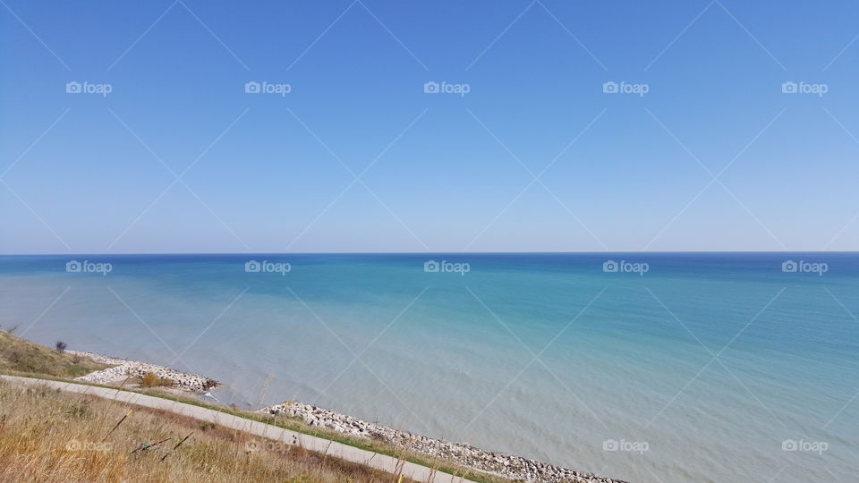 Hues of Blue. Lake Michigan - Concordia College