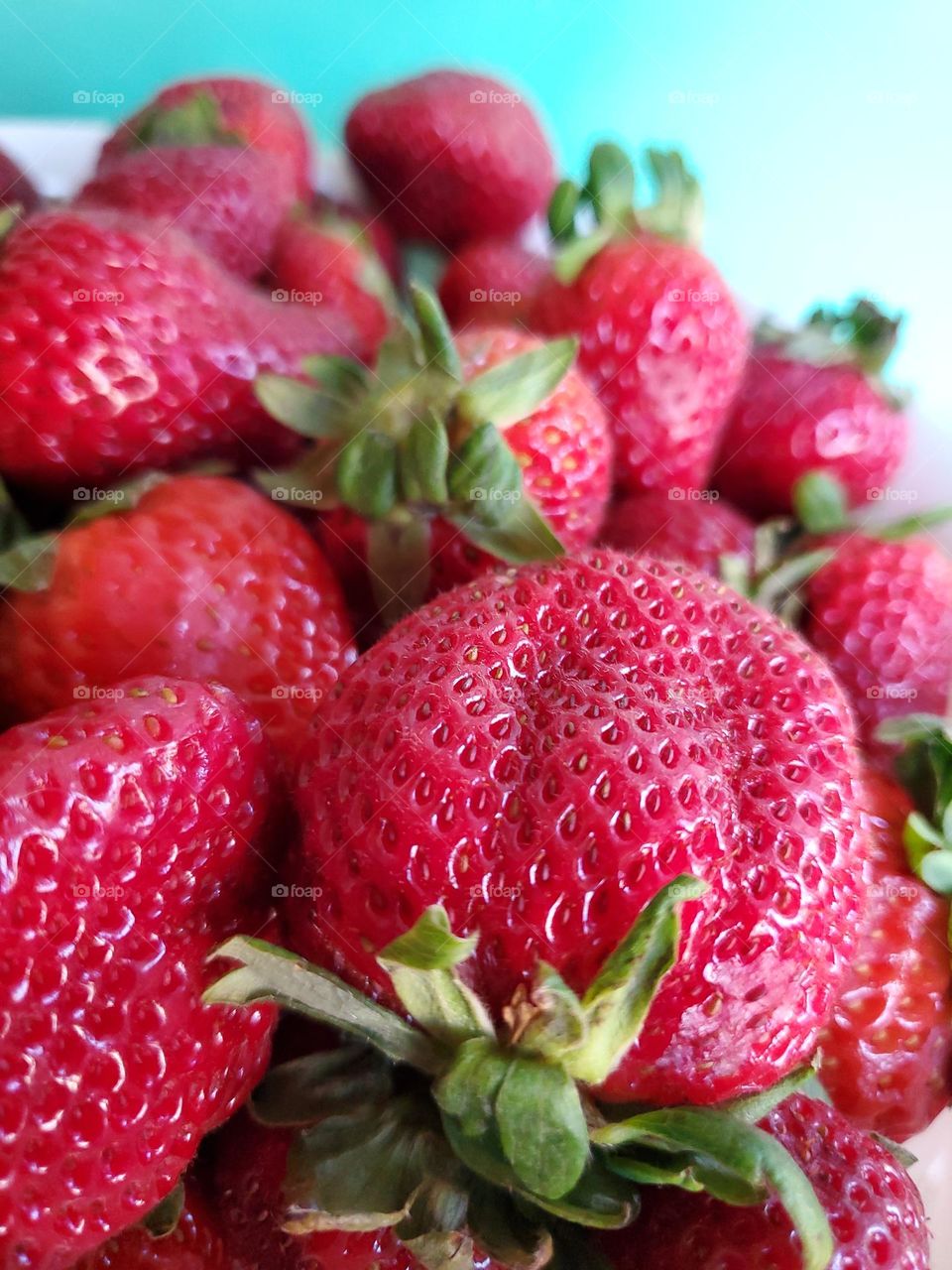 Viva magenta hues found in sweet strawberries!