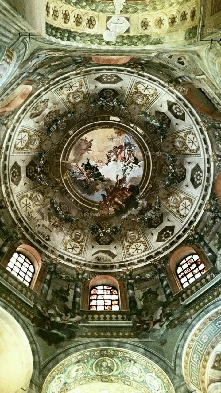 Mosaic Dome Ravenna Italy