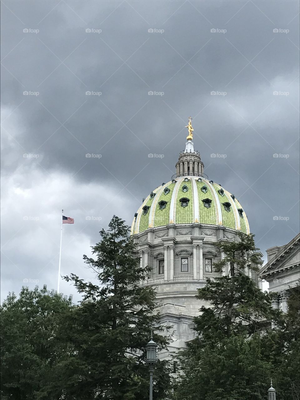 Dark and Stormy surrounds the dome 