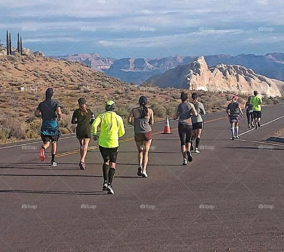 Lake Powell Half Marathon, Page, AZ