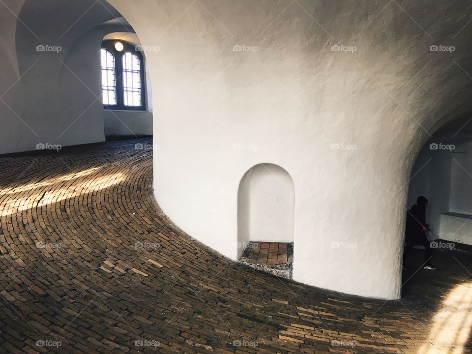 A walk up the round tower 