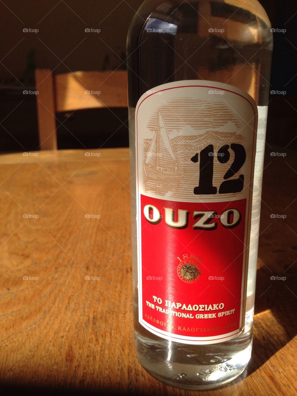 "Ouzo" Traditional Greek Spirit