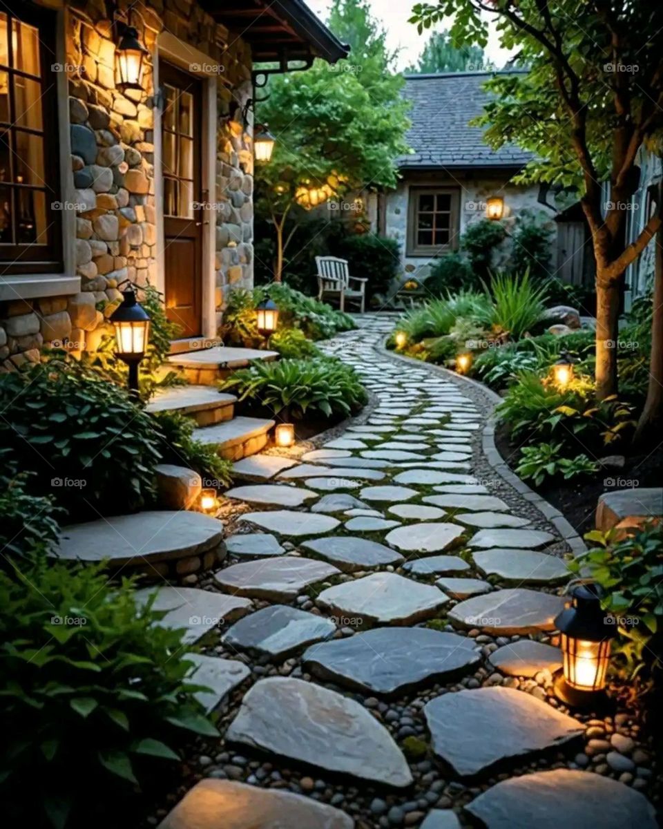 Glory be to God, the magnificent and picturesque view and the natural green trees are a view that is nothing more wonderful than it