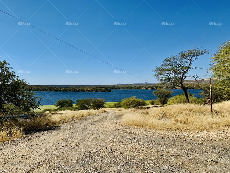 Driving to Von Bach dam today. We see the view of the water before getting there. It’s so cool and refreshing to be here.