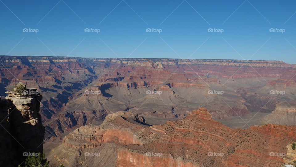 Grand canyon landmark. Grand canyon massive view