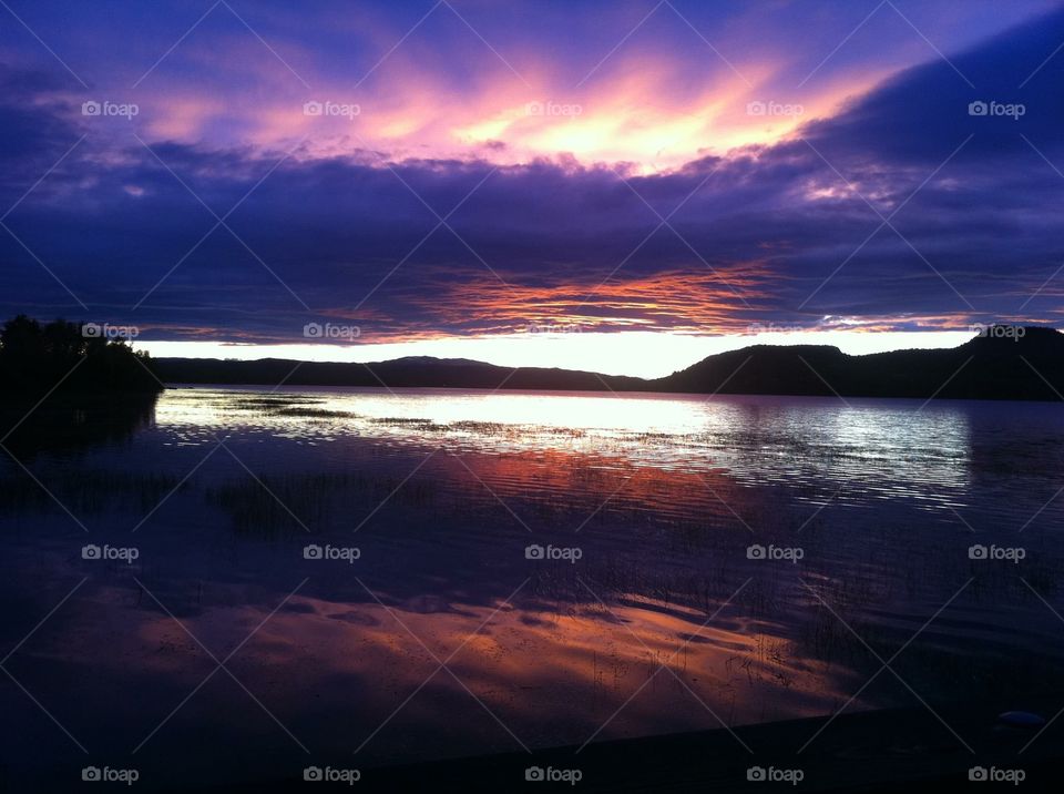 Fraser Lake Sunset