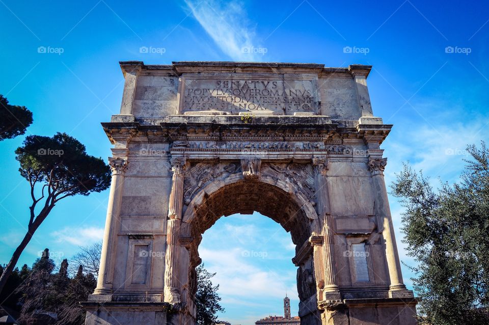 Arco de Tito, año 80 d.C (Roma - Italy)