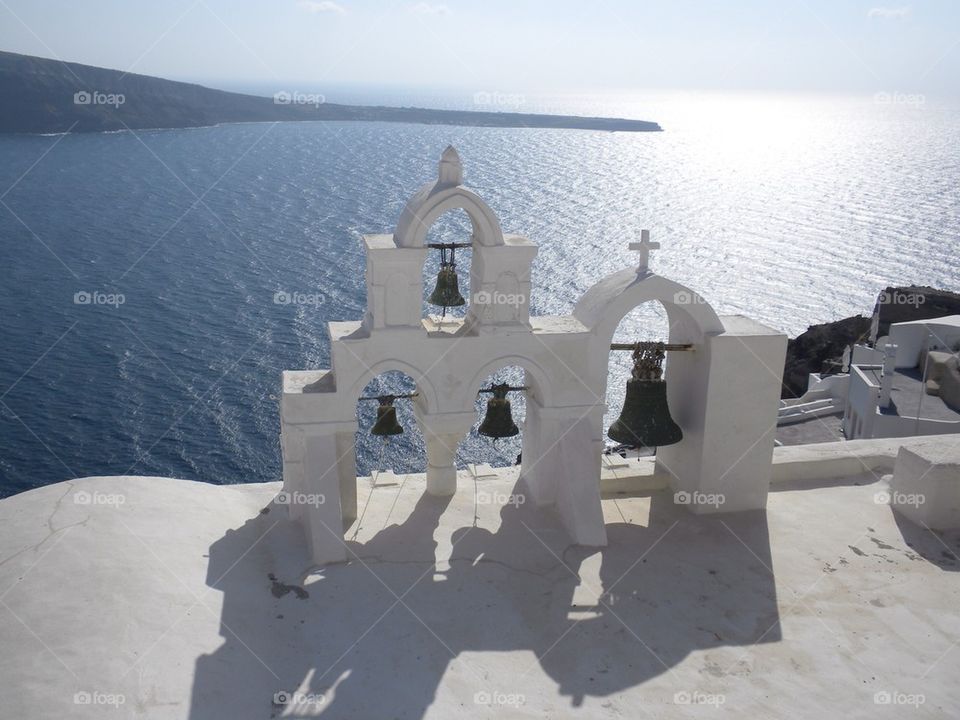 Church bells Santorini 
