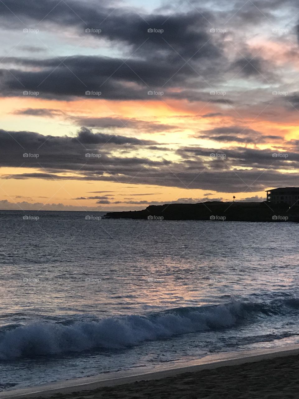 Sunset on Poipu Beach