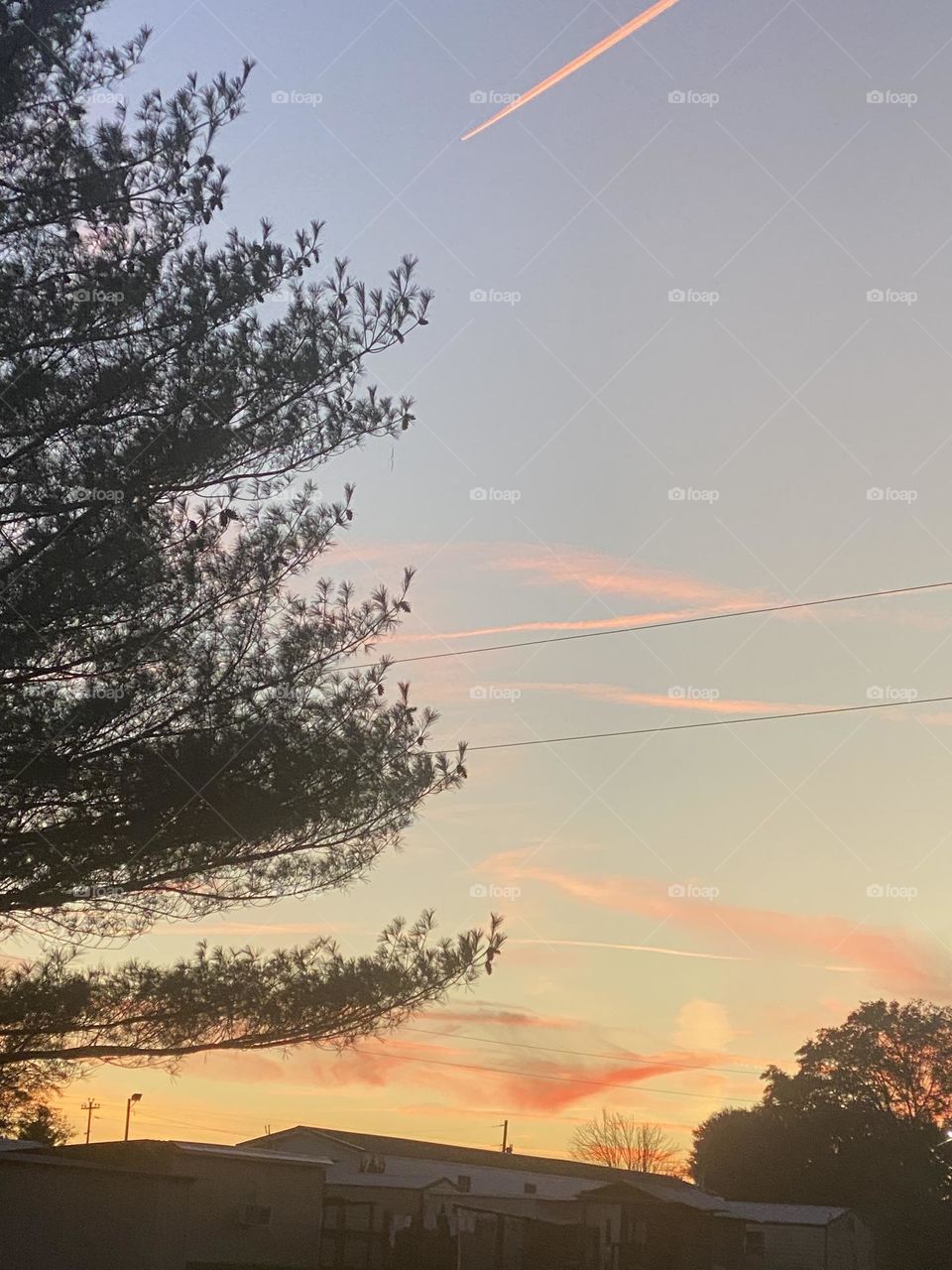 Pinkish beautiful sky 