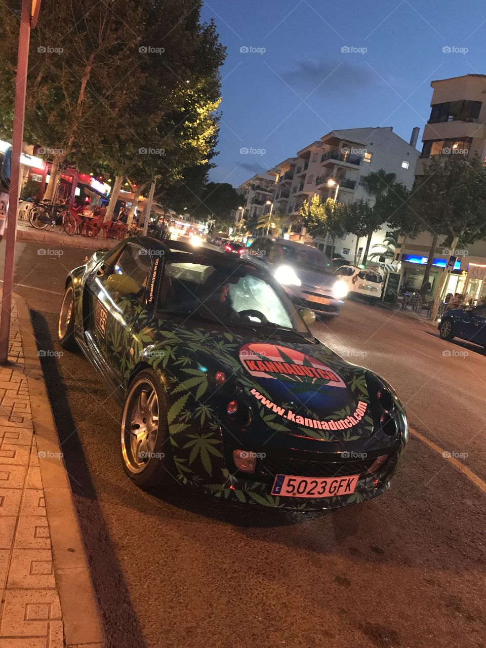 The weedcar in Spain