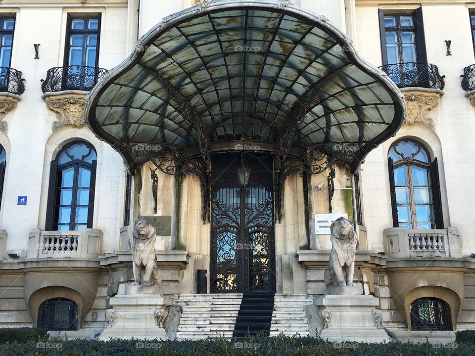 Cantacuzino Palace, bucharest, romania