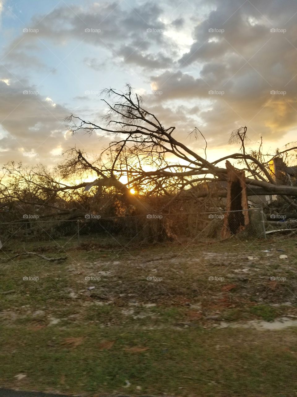 Hurricane Michael destruction in Panama City, Florida