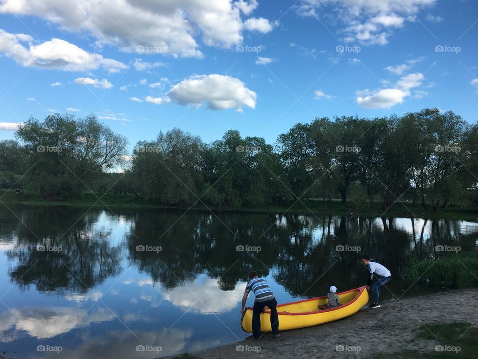 Lake, Water, Landscape, Tree, No Person