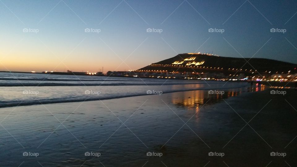 the beach Agadir Morocco