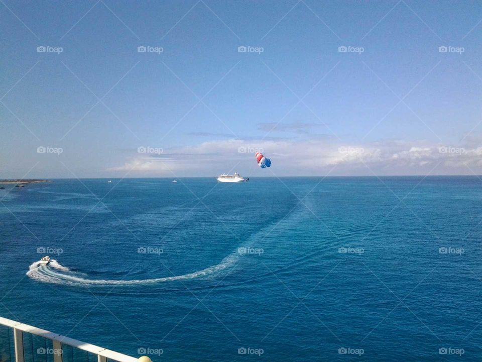 parasailing