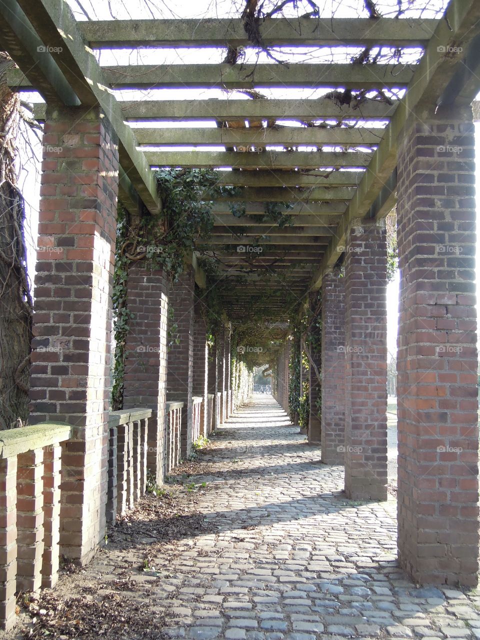 Tunnel im Friedenspark Köln
