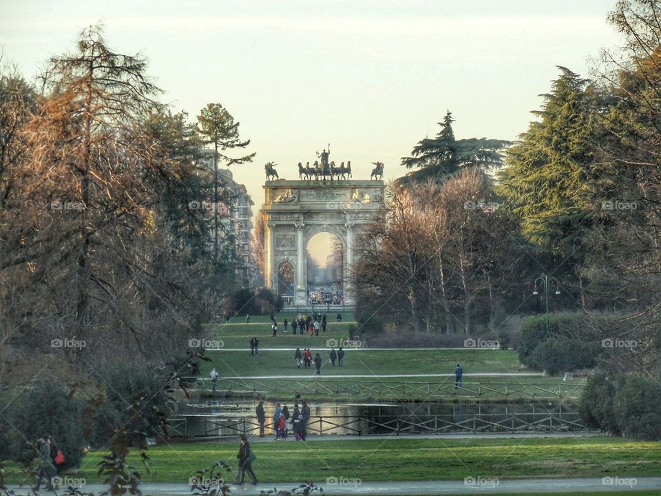 View from Milan's castle