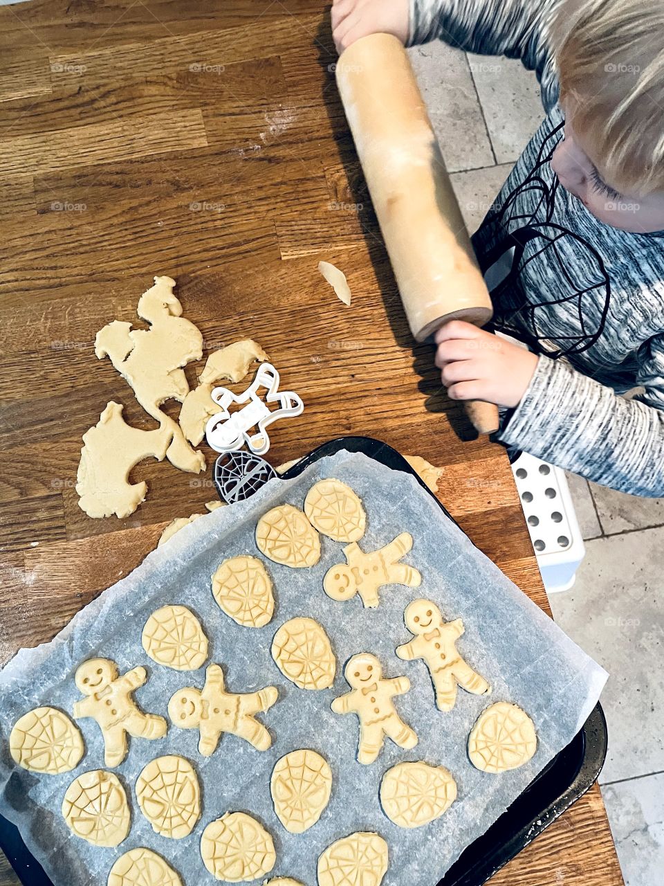 Biscuit baking 