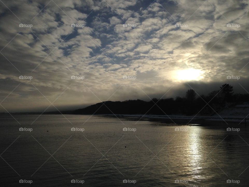 Water, Sunset, Storm, Beach, Landscape