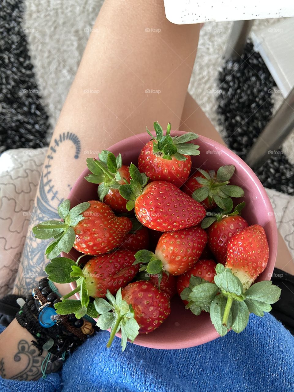 Strawberry on the plate 