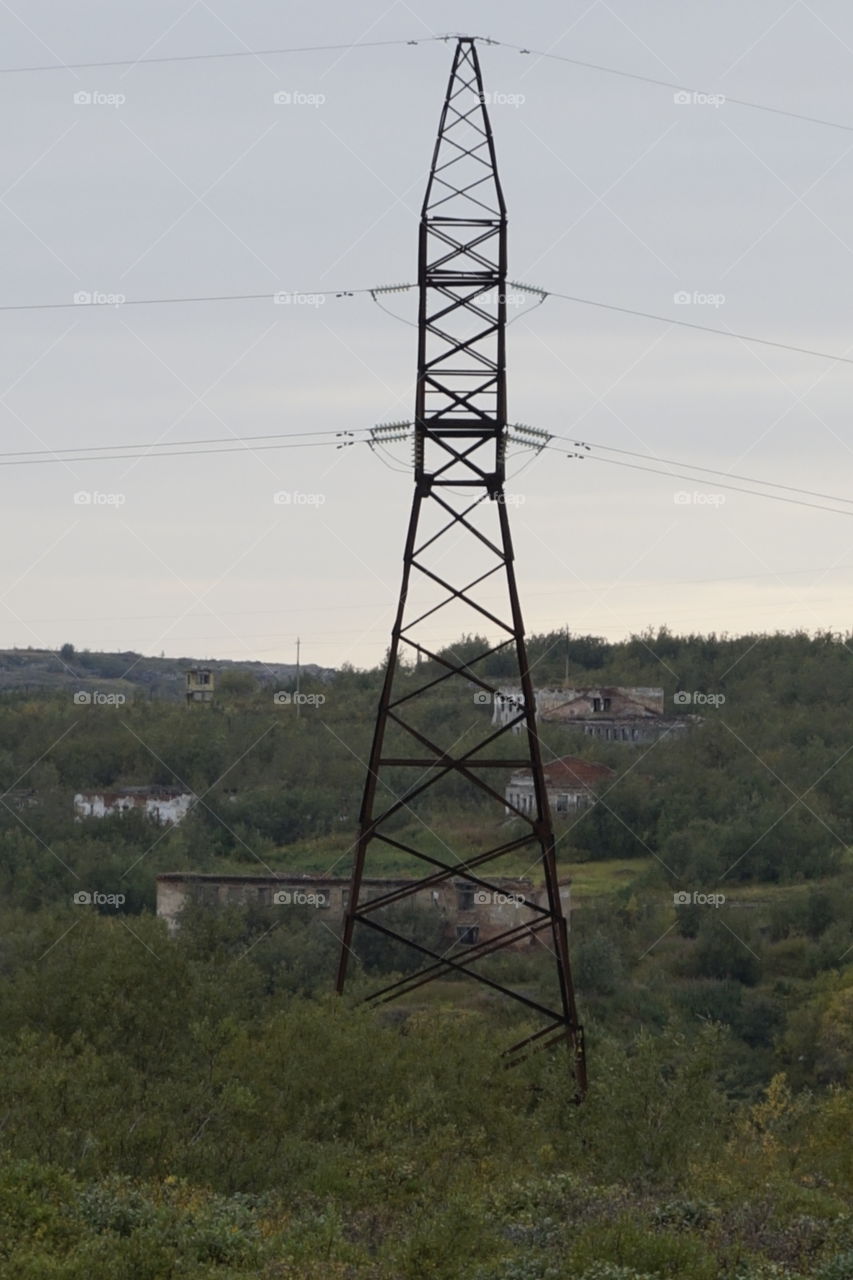 high voltage power lines