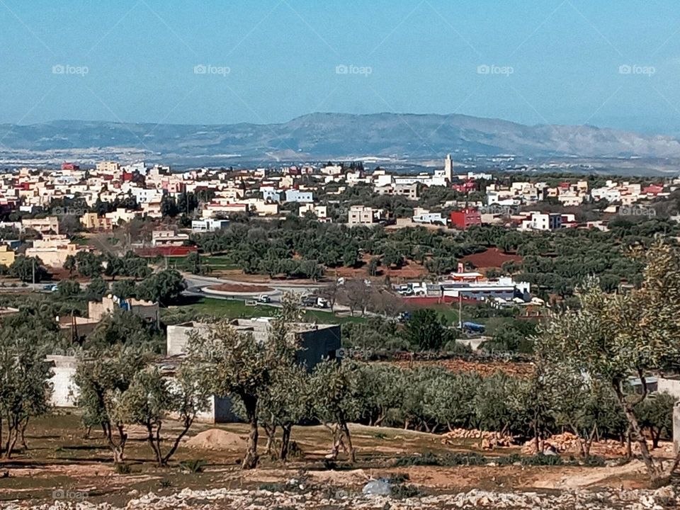 Population between the nature