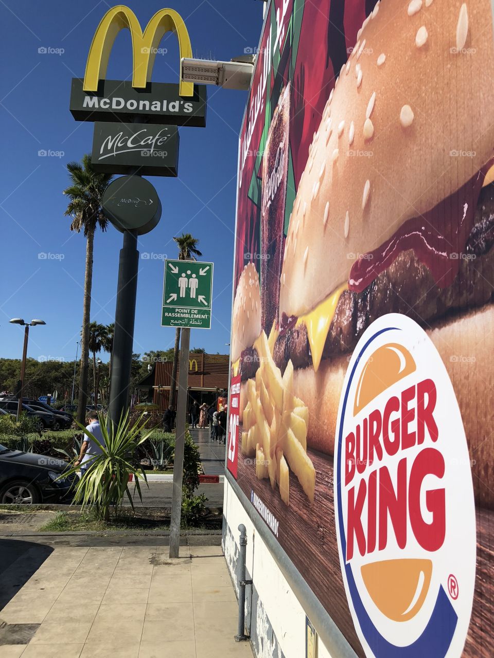 McDonald’s and Burger King 
