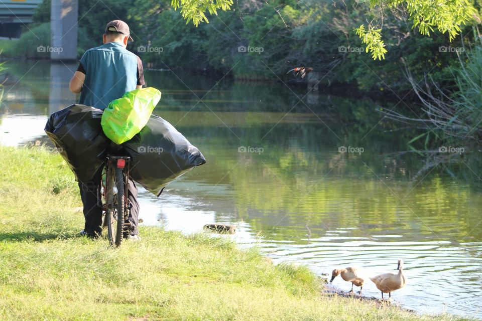 Outdoors, Leisure, Nature, Water, Man