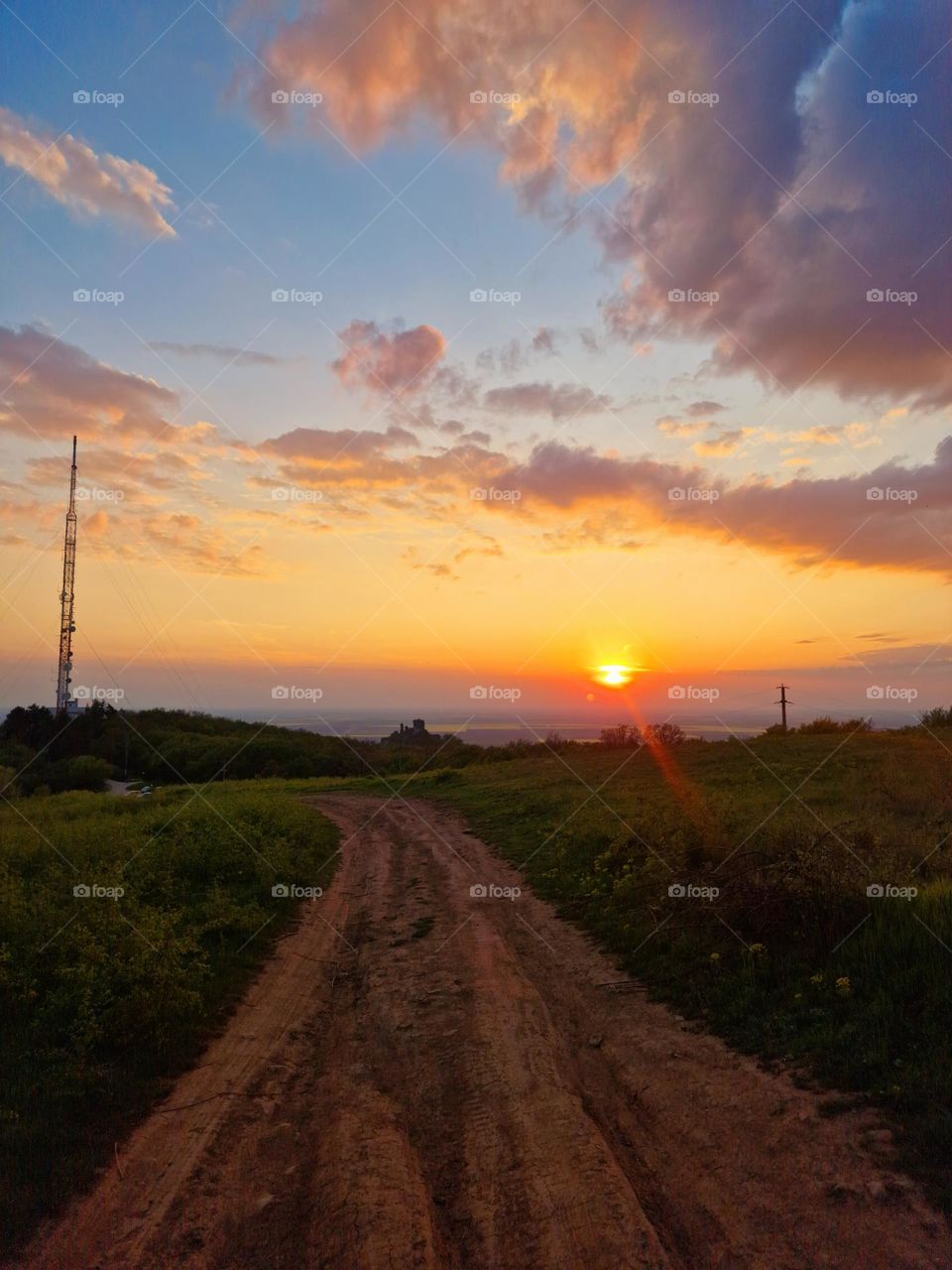 the road to the city of Siria