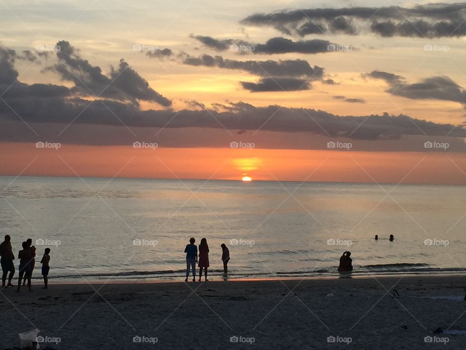 Naples Beach Sunset 