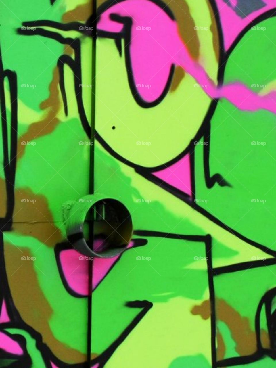 Beautiful graffiti in my city