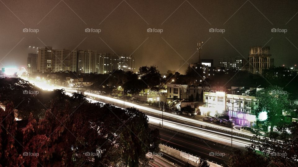 Mumbai Suburbs night . Mumbai Suburbs night 