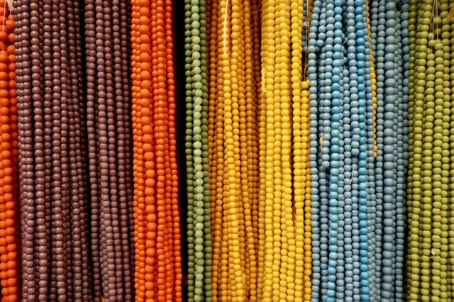 Colourful beads 