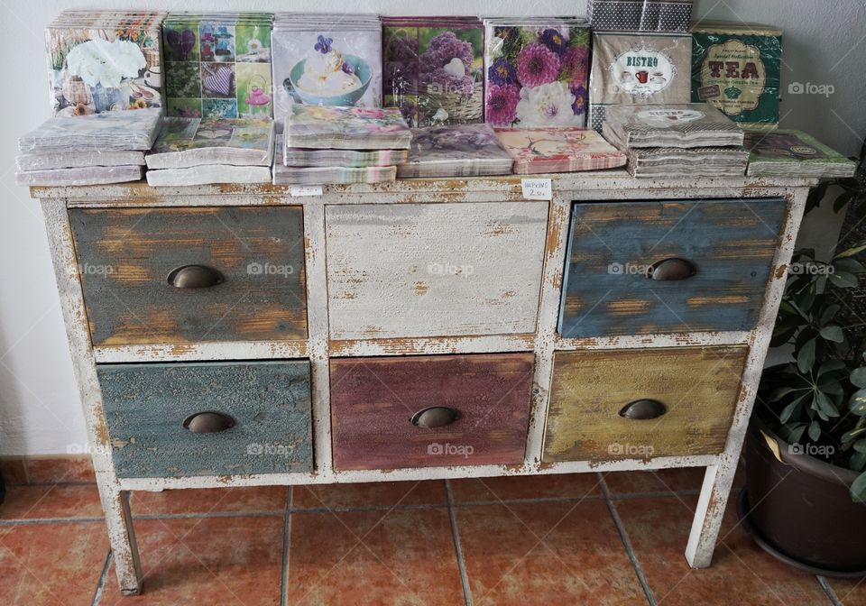 Colourful Chest Of Drawers