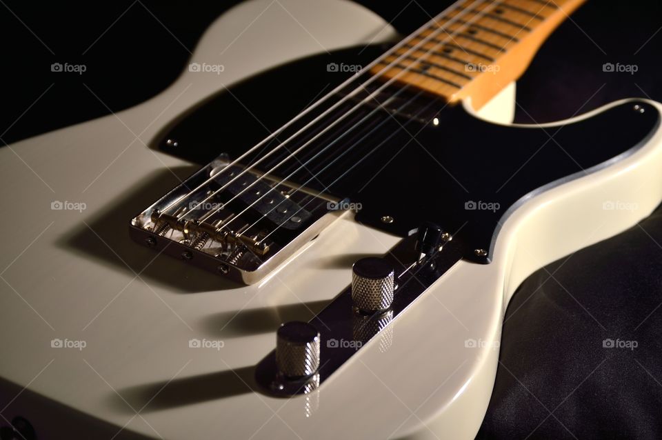 White Telecaster Guitar. This is my telecaster electric guitar.
