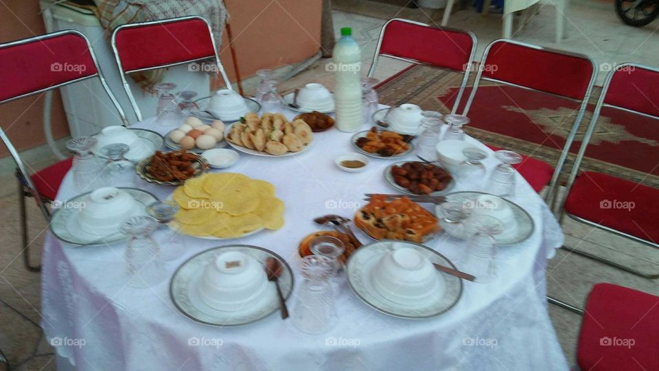 First food served in Ramadan