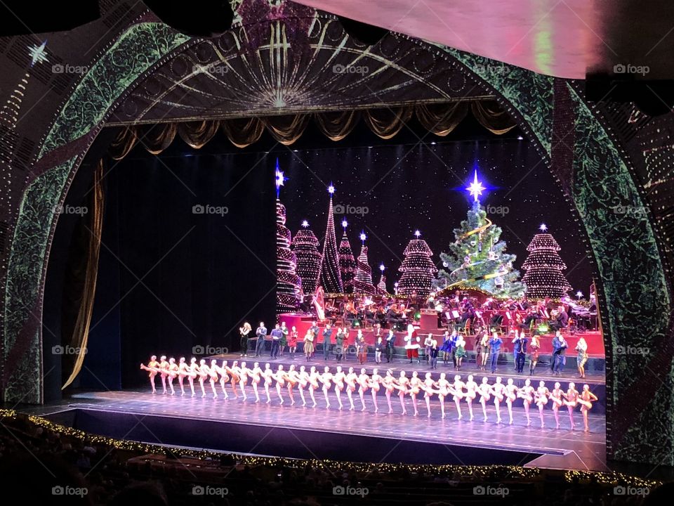Christmas Spectacular at Radio City Music Hall starring The Rockettes New York City 