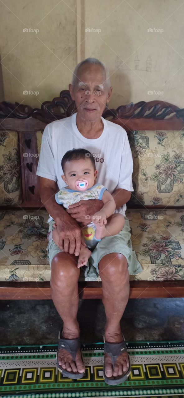 with grandchild
