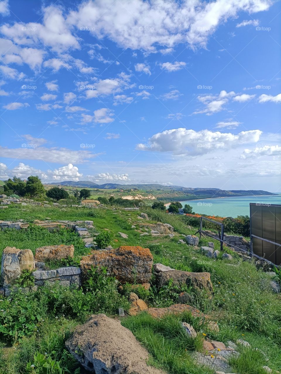 panorama dal sito Archeologico di Eraclea Minoa