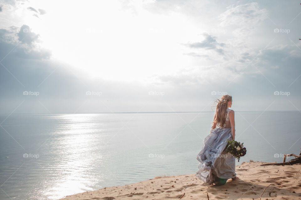 girl on the beach