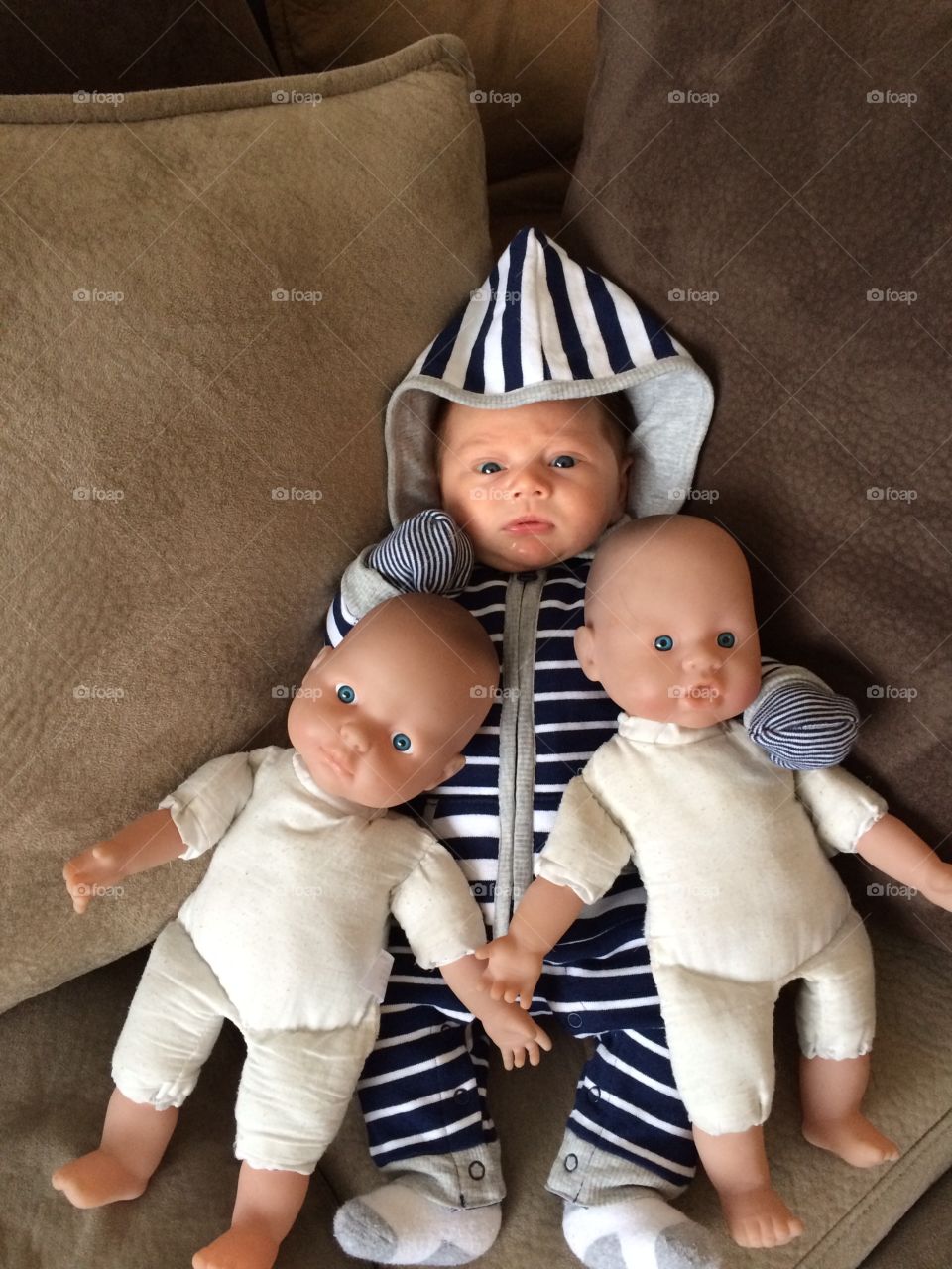 Which one is the real baby???