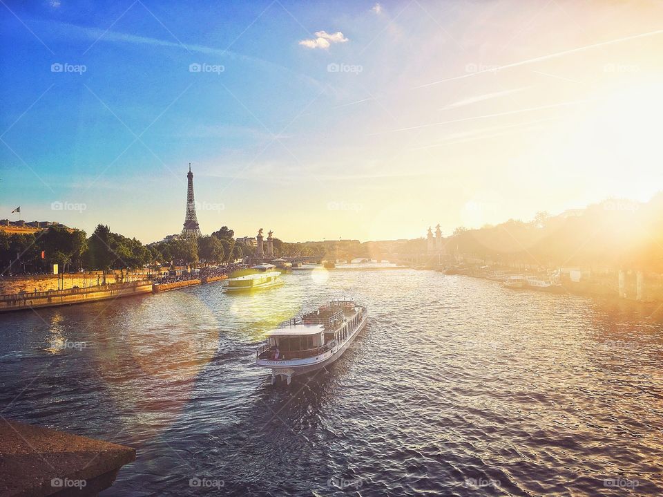 Sunset in Paris
