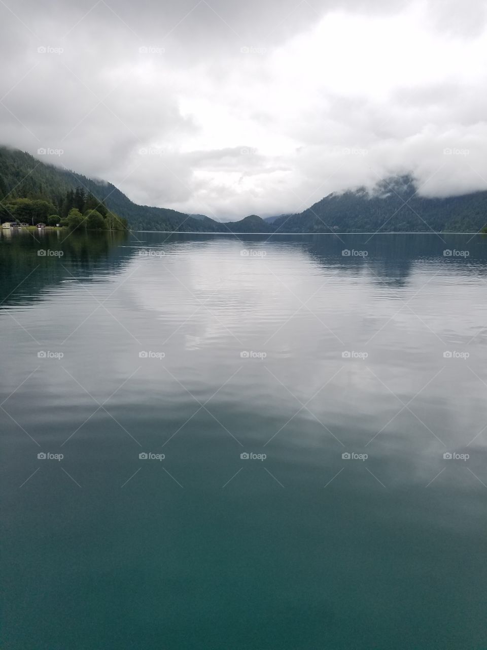 reflectitions on a calm lake